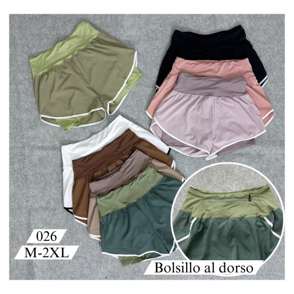 Short deportivo p/ dama 026