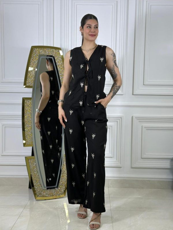 1-16 Conjunto de lino bordado GM25233