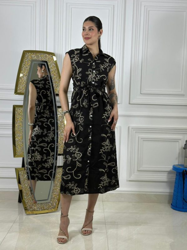 1-18 Vestido bordado GM25266