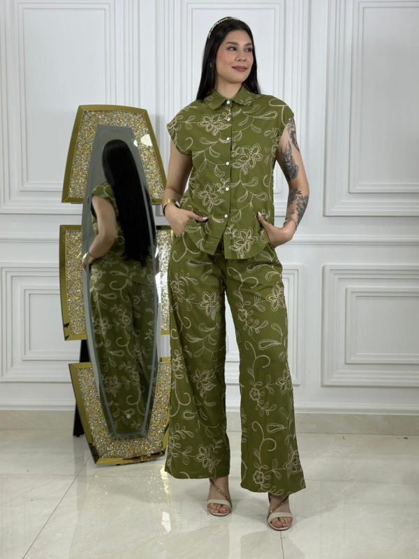 2 Conjunto bordado GM25260