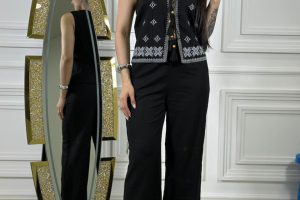 3 Conjunto de lino bordado GM25231